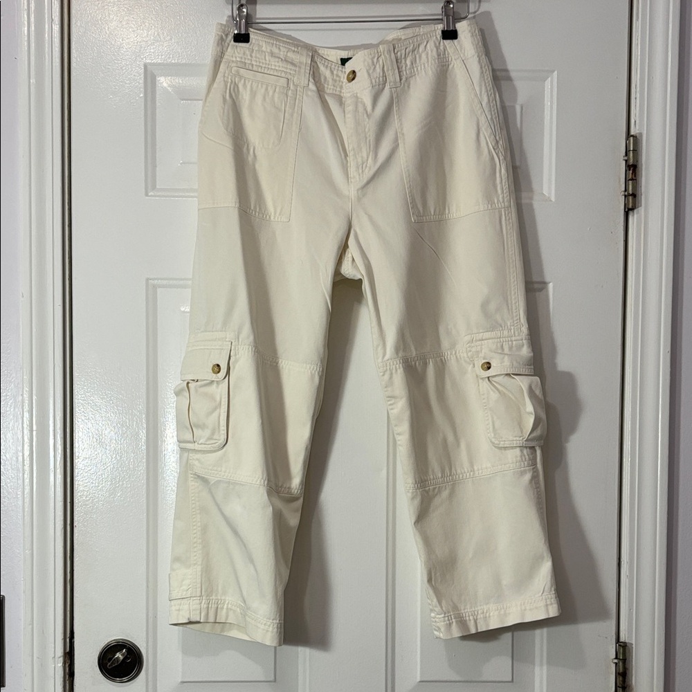Ralph Lauren brand cropped cargo pants Size 10